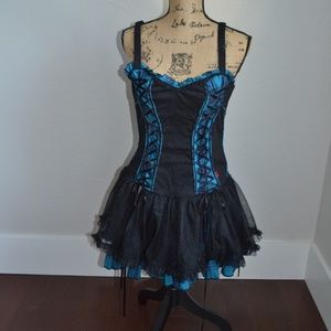 Hot Topic Tripp NYC Gothic Corset Tutu Dress